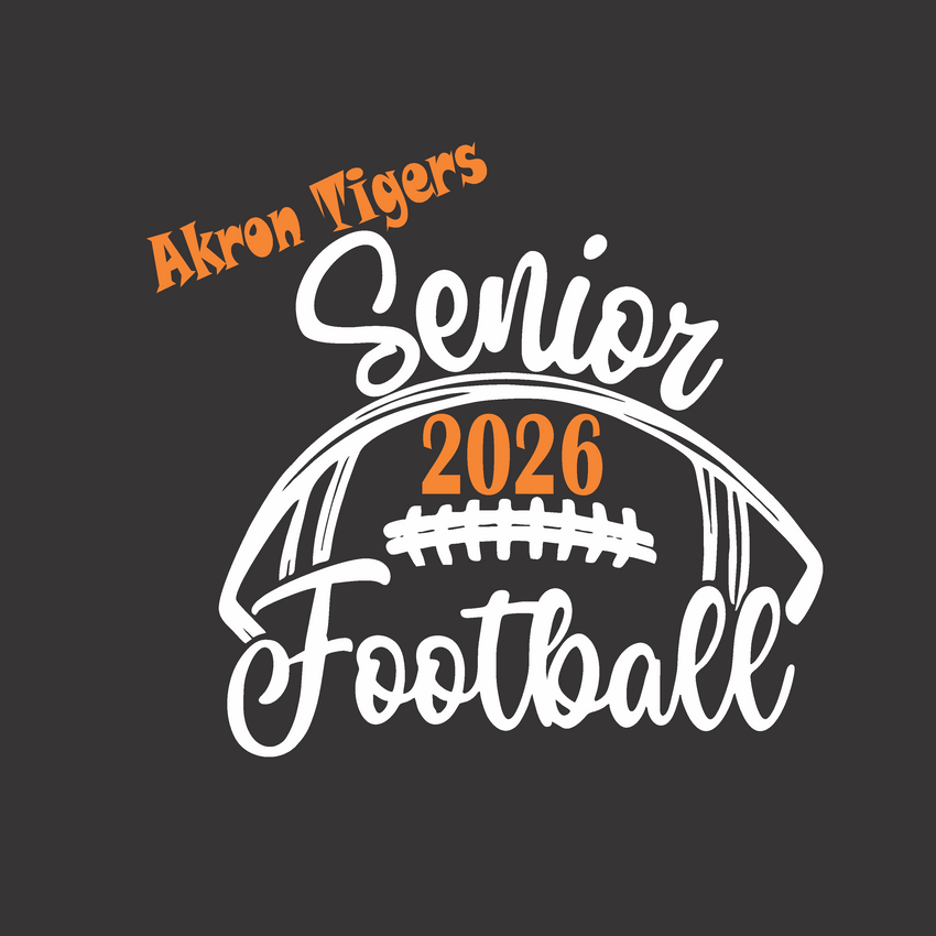 Akron Football Blank Girl Senior