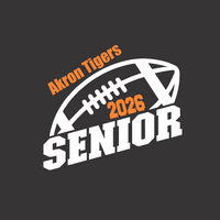 Akron Football Blank Guy Senior