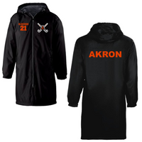 Akron Field Hockey Holloway Conquest Knee Length Zip Up Jacket
