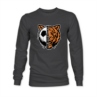 Akron Soccer tiger head ball