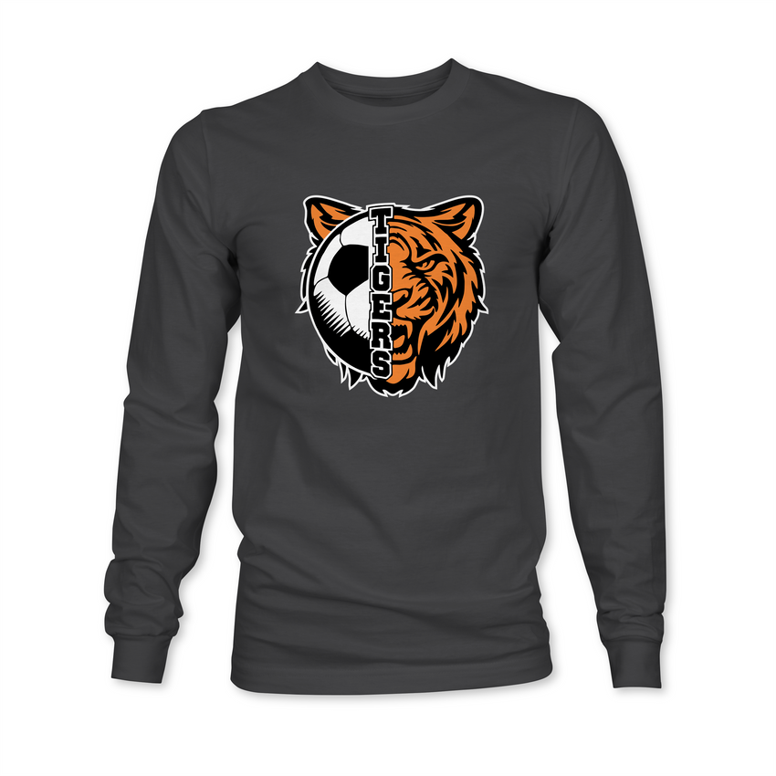 Akron Soccer tiger head ball