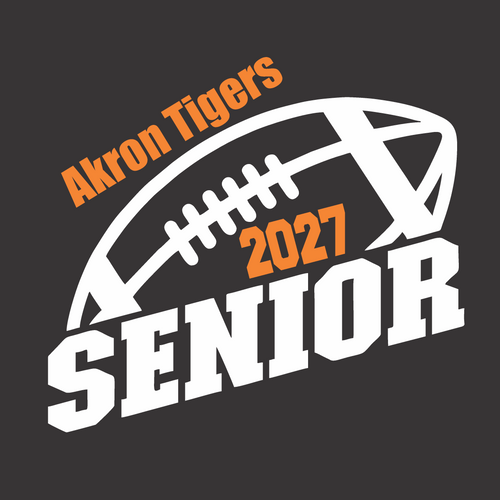 Akron Football Blank Guy Senior