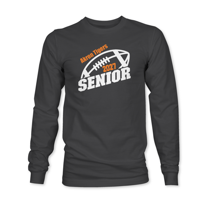Akron Football Blank Guy Senior