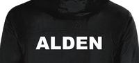 Alden Flag Football Holloway Conquest Knee Length Zip Up Jacket akron