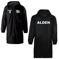 Alden Flag Football Holloway Conquest Knee Length Zip Up Jacket akron