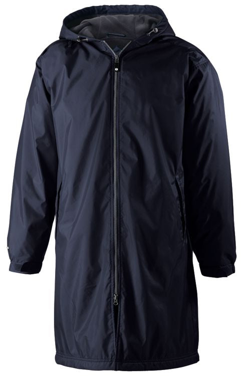 Akron Alden Flag Football Holloway Conquest Knee Length Zip Up Jacket