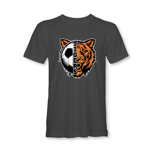 Akron Soccer tiger head ball