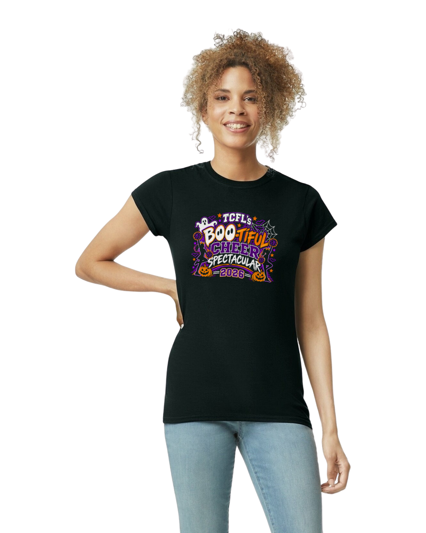 Women T-shirt Tri-County Cheer Spectacular Halloween
